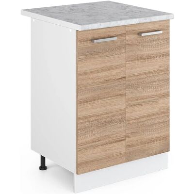 Vicco - Base cucina modulare R-Line - 60cm Sonoma/Bianco Vicco - Base cucina modulare R-Line - 60cm Sonoma/Bianco