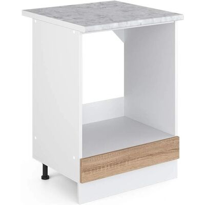 Vicco Armadio da cucina R-Line 60cm Sonoma/Bianco - Armadio da cucina Vicco Armadio da cucina R-Line 60cm Sonoma/Bianco - Armadio da cucina