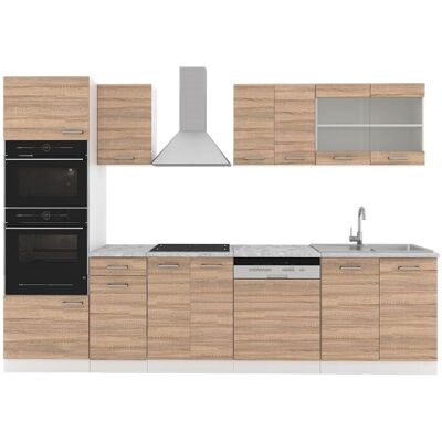 Vicco - Mueble de cocina R-Line, Sonoma, 300cm, Armario alto Vicco - Mueble de cocina R-Line, Sonoma, 300cm, Armario alto