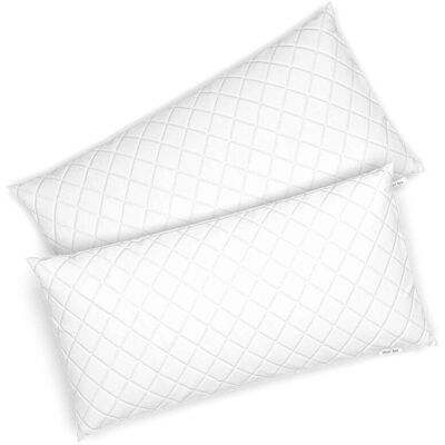 Almohada Vitalispa Blanca Hipoalergénica - 40x80cm Pack de 2 Almohada Vitalispa Blanca Hipoalergénica - 40x80cm Pack de 2