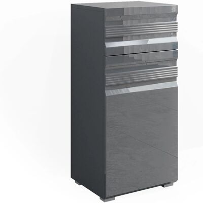 Gabinete de baño Vicco Freddy Antracita - Almacenamiento Moderno Gabinete de baño Vicco Freddy Antracita - Almacenamiento Moderno