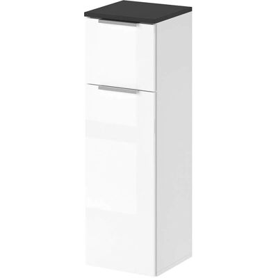 Armario de baño Vicco Otis - Estantes ajustables, Blanco alto brillo - Muebles de baño Armario de baño Vicco Otis - Estantes ajustables, Blanco alto brillo - Muebles de baño