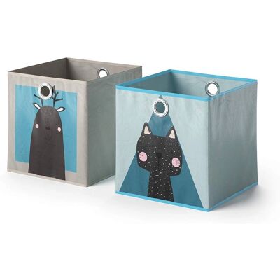 VICCO Conjunto de Cajas Plegables - Organizador para Niños VICCO Conjunto de Cajas Plegables - Organizador para Niños