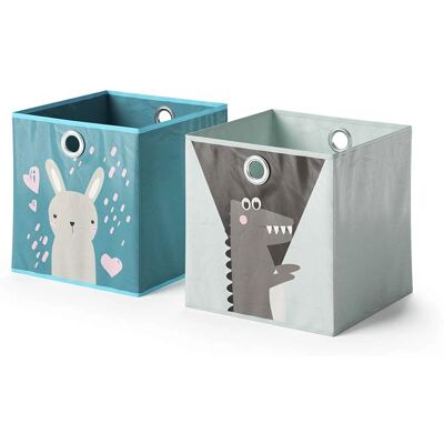 Vicco Juego de 2 Cajas Plegables para Niños Vicco Juego de 2 Cajas Plegables para Niños
