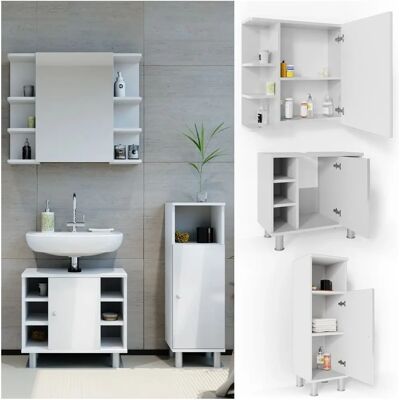 Set di Mobili da Bagno Fynn Vicco - 3 Pezzi Set di Mobili da Bagno Fynn Vicco - 3 Pezzi