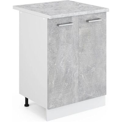Vicco - Mueble bajo de cocina R-Line 60cm - Concreto y Mármol Vicco - Mueble bajo de cocina R-Line 60cm - Concreto y Mármol
