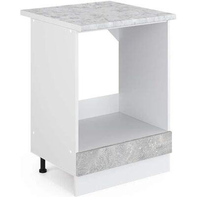 Vicco - Armadio cucina R-Line 60cm Bianco/Calcestruzzo - Moderno Vicco - Armadio cucina R-Line 60cm Bianco/Calcestruzzo - Moderno