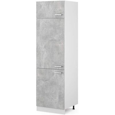 Vicco - Armadio incasso frigorifero 60cm Calcestruzzo - Modulo Cucina Vicco - Armadio incasso frigorifero 60cm Calcestruzzo - Modulo Cucina