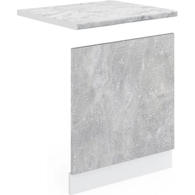 Vicco R-Line 60cm Küchenfront Grau Beton Marmor Vicco R-Line 60cm Küchenfront Grau Beton Marmor