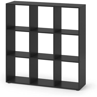 Divisor de ambientes Nove Negro - Estantería de almacenamiento Divisor de ambientes Nove Negro - Estantería de almacenamiento