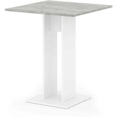 Vicco Ewert 65x65cm Weiß/Beton Esstisch - Esstisch Vicco Ewert 65x65cm Weiß/Beton Esstisch - Esstisch