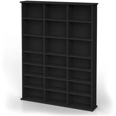 Mensola CD Vicco Nera 105x136cm - Mensola per CD Mensola CD Vicco Nera 105x136cm - Mensola per CD