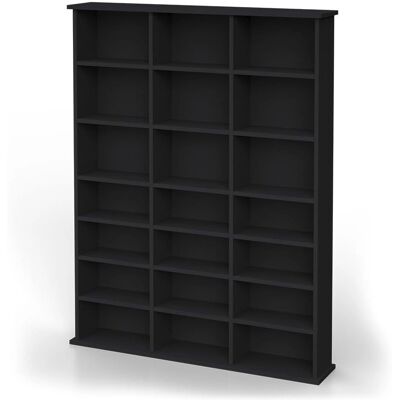 Estante para CDs Vicco Negro 105x136cm - Estante para CDs Estante para CDs Vicco Negro 105x136cm - Estante para CDs