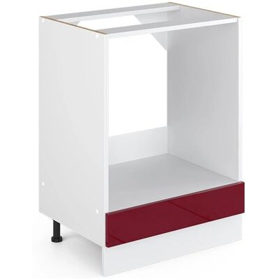 Armadio forno integrato Vicco - Bordeaux lucido, 60cm Armadio forno integrato Vicco - Bordeaux lucido, 60cm