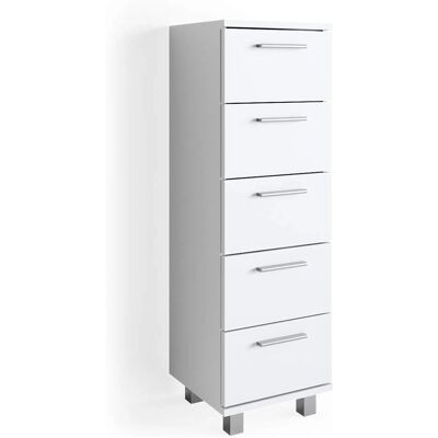 Armadio bagno Vicco Ilias - Bianco, 30x95cm - Spazio & Stile Armadio bagno Vicco Ilias - Bianco, 30x95cm - Spazio & Stile