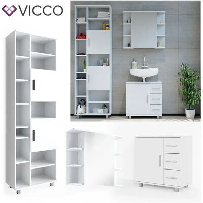 Conjunto Modular de Baño Blanco Ilias de Vicco - 3 Piezas Conjunto Modular de Baño Blanco Ilias de Vicco - 3 Piezas