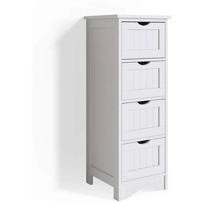 Estante alta de baño blanca de Vicco - Armario de baño Estante alta de baño blanca de Vicco - Armario de baño