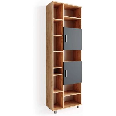 Vicco Ilias Badezimmer-Schrank - Platzsparend, 12 Regale, Gold Vicco Ilias Badezimmer-Schrank - Platzsparend, 12 Regale, Gold