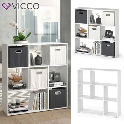 Separador de ambientes Nove - 7 compartimentos, Blanco Separador de ambientes Nove - 7 compartimentos, Blanco