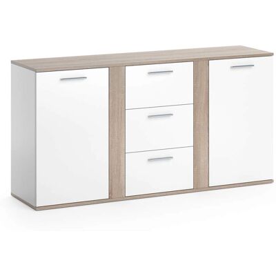 Vicco Novelli Bianco/Sonoma Credenza Vicco Novelli Bianco/Sonoma Credenza