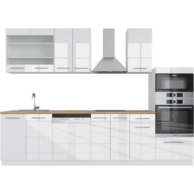 Vicco - Cocina Moderna Blanca 300cm - Muebles Fame-Line Vicco - Cocina Moderna Blanca 300cm - Muebles Fame-Line