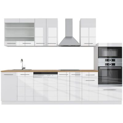 Vicco - Cocina Moderna Blanca 300cm - Muebles Fame-Line Vicco - Cocina Moderna Blanca 300cm - Muebles Fame-Line