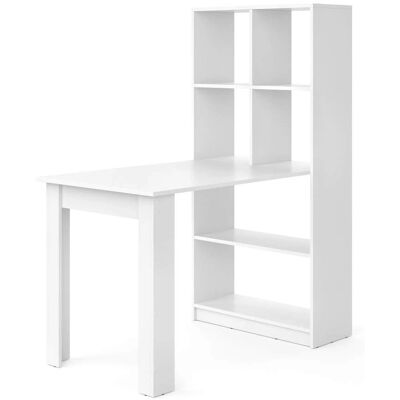 Vicco Gael Escritorio Blanco con Estantería - Muebles de Oficina Vicco Gael Escritorio Blanco con Estantería - Muebles de Oficina