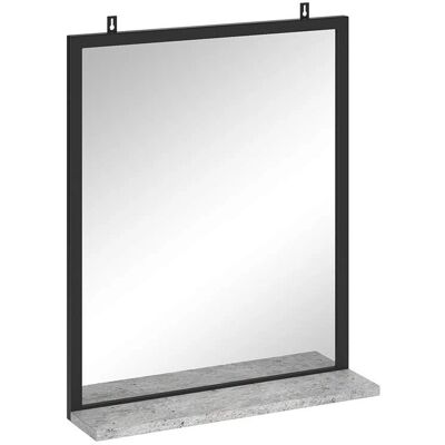 Vicco - Espejo de baño Fyrk de hormigón - Mobiliario de baño Vicco - Espejo de baño Fyrk de hormigón - Mobiliario de baño