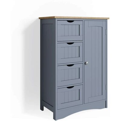 Vicco Mobile da bagno - Bianco, Ripiani regolabili, 55x30x81cm - Mobili bagno Vicco Mobile da bagno - Bianco, Ripiani regolabili, 55x30x81cm - Mobili bagno