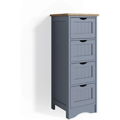 Vicco - Armario de baño Bianco, Gris, 30x81 cm - Bathroom Cabinet Vicco - Armario de baño Bianco, Gris, 30x81 cm - Bathroom Cabinet