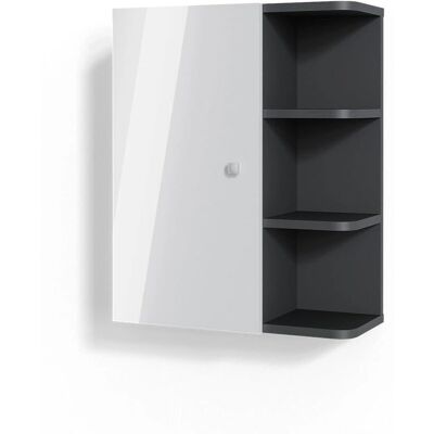Armario de Pared Fynn Vicco - Blanco Alto Brillo para Baño Armario de Pared Fynn Vicco - Blanco Alto Brillo para Baño