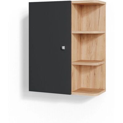 Armario de Pared de Baño Vicco Fynn - Antracita - 47.2x59.2 cm Armario de Pared de Baño Vicco Fynn - Antracita - 47.2x59.2 cm
