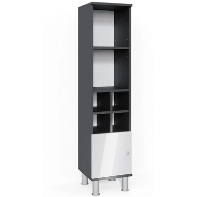 Armario de baño Fynn Vicco - Mueble de baño de alto brillo blanco Armario de baño Fynn Vicco - Mueble de baño de alto brillo blanco