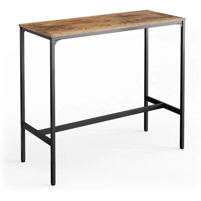 Vicco - Mesa de bar estilo loft de madera antigua Vicco - Mesa de bar estilo loft de madera antigua