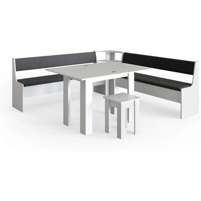 Vicco - Set da Pranzo Angolare Roman - Resistente ai Graffi, Estensibile, Multifunzionale Vicco - Set da Pranzo Angolare Roman - Resistente ai Graffi, Estensibile, Multifunzionale