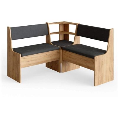 Vicco - Ensemble de banquette d'angle Roman - Chêne doré - Mobilier de cuisine et salle à manger - Publicité Vicco - Ensemble de banquette d'angle Roman - Chêne doré - Mobilier de cuisine et salle à manger - Publicité