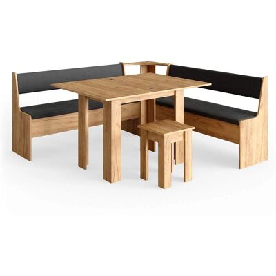 Conjunto de Banco Esquinero Vicco Roman - Estilo Madera Conjunto de Banco Esquinero Vicco Roman - Estilo Madera