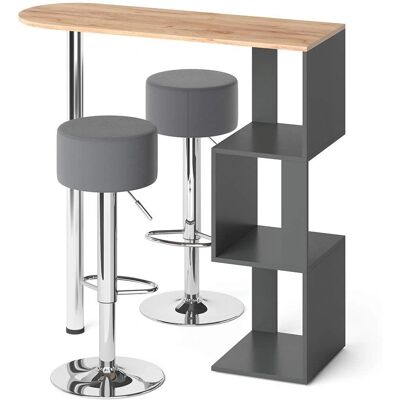 Set de Mesa de Bar Vicco Vincent - Elegante, Compacto, Ergonómico Set de Mesa de Bar Vicco Vincent - Elegante, Compacto, Ergonómico