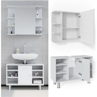 Conjunto de Muebles de Baño Vicco Fynn Blanco - Muebles de Baño Conjunto de Muebles de Baño Vicco Fynn Blanco - Muebles de Baño