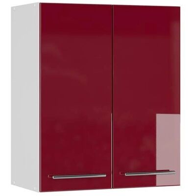 Vicco - Gabinete Alto Moderno 60cm Burdeos Brillante Vicco - Gabinete Alto Moderno 60cm Burdeos Brillante