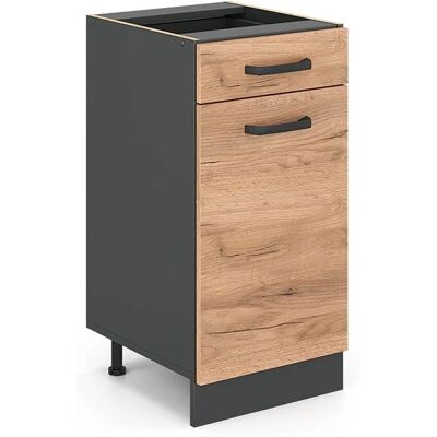 Vicco - Modulare Kücheneinheit R-Line, 40cm, Goldkraft/Dunkelgrau Vicco - Modulare Kücheneinheit R-Line, 40cm, Goldkraft/Dunkelgrau