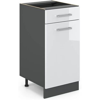 Vicco - Mobile base R-Line 40cm Bianco Lucido/Antracite Vicco - Mobile base R-Line 40cm Bianco Lucido/Antracite