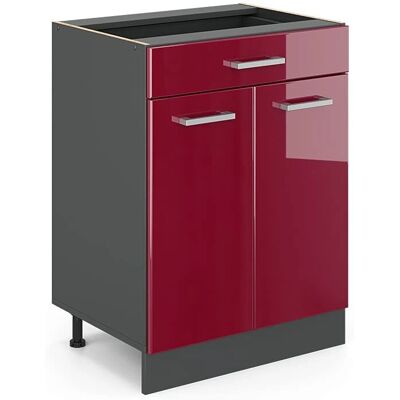 Vicco R-Line Mobili da Cucina 60cm Bordeaux Lucido Vicco R-Line Mobili da Cucina 60cm Bordeaux Lucido