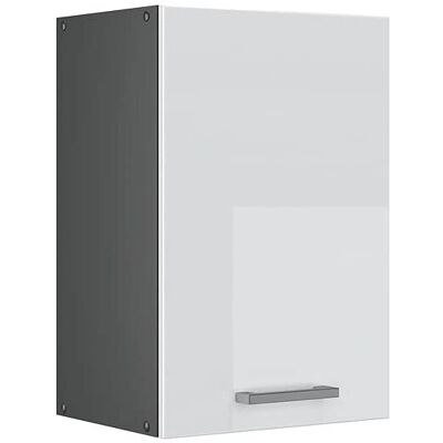 Vicco - Armario alto R-Line 40 cm gris oscuro/blanco alto brillo moderno Vicco - Armario alto R-Line 40 cm gris oscuro/blanco alto brillo moderno