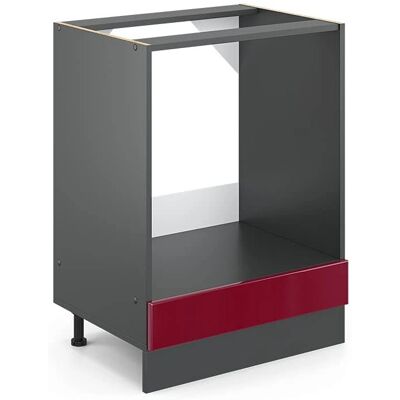 Armadio forno incasso Vicco - R-Line Bordeaux Lucido Armadio forno incasso Vicco - R-Line Bordeaux Lucido