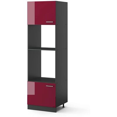 Armoire micro-ondes Vicco R-Line - Bordeaux/Anthracite - 60cm - Publicité Armoire micro-ondes Vicco R-Line - Bordeaux/Anthracite - 60cm - Publicité