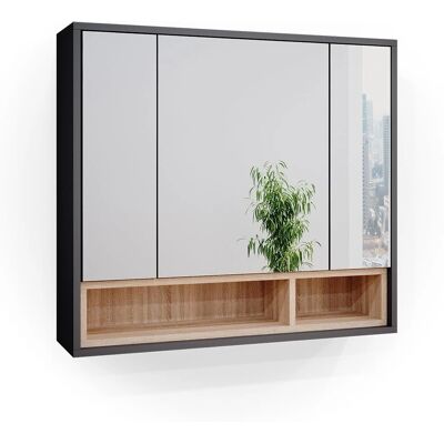 Vicco Beatrice Armario con Espejo de Baño - Resistente a Rayaduras, Diseño Moderno Vicco Beatrice Armario con Espejo de Baño - Resistente a Rayaduras, Diseño Moderno