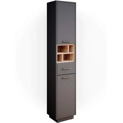 Vicco Beatrice Badezimmerschrank - Anthrazit, 38 x 190 cm Vicco Beatrice Badezimmerschrank - Anthrazit, 38 x 190 cm