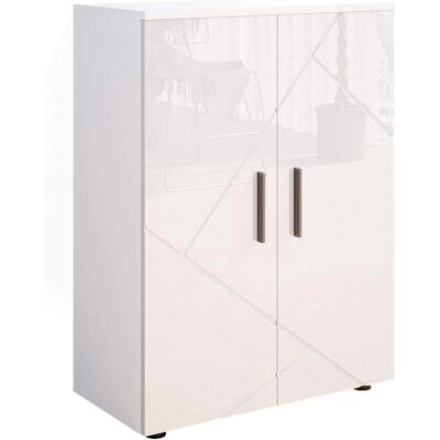 Armadio da bagno Vicco Irma bianco lucido - Mobile bagno Armadio da bagno Vicco Irma bianco lucido - Mobile bagno