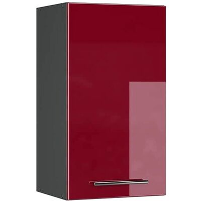 Vicco Armadio a Muro - 40 cm Antracite/Bordeaux Rosso Moderno Vicco Armadio a Muro - 40 cm Antracite/Bordeaux Rosso Moderno